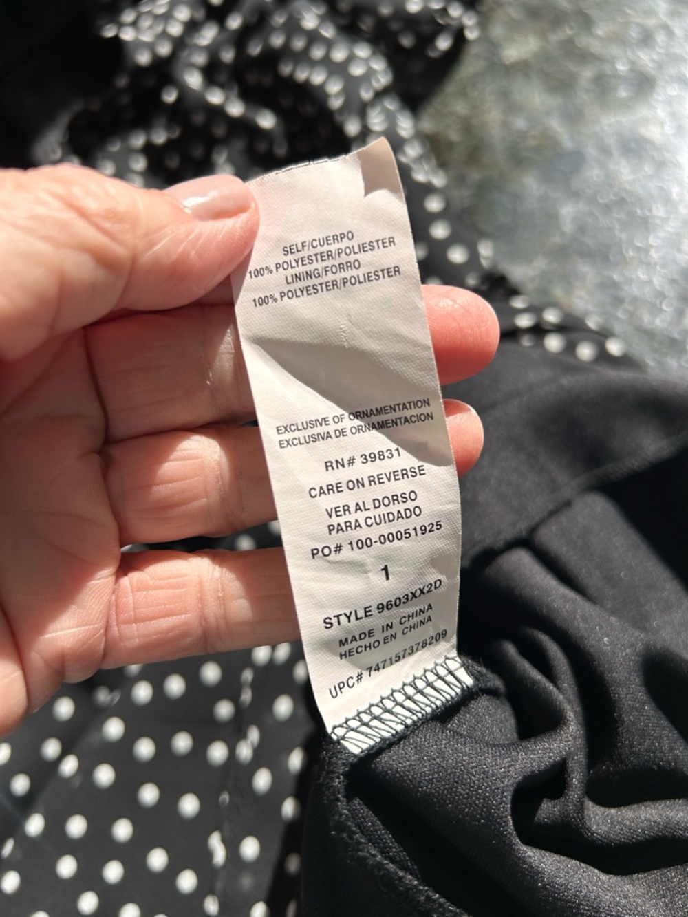 My Michelle Polka Dot Faux Wrap Skater Dress. Flutter Sleeve. Feminine. Retro. - Picture 12 of 12